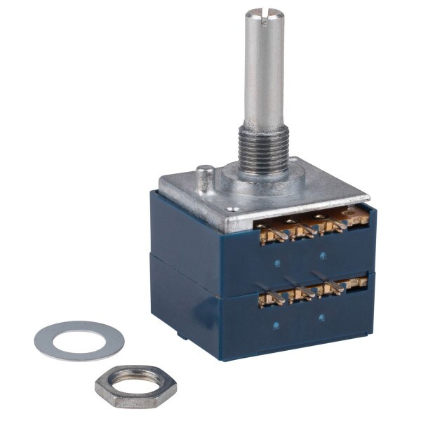 Main product image for ALPS RK27 100KA Audio Taper Potentiometer Sol 023-206